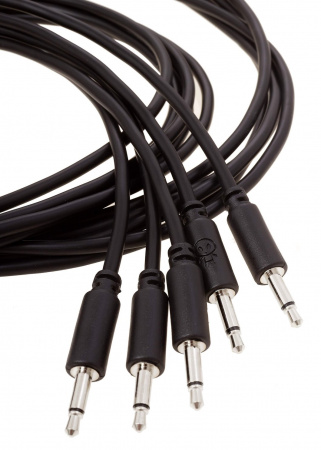 Erica Synths Eurorack Patch Cables 90cm, 5 Pcs Black по цене 1 200 ₽