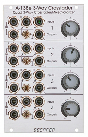 Doepfer A-138e Quad 3Way Xfade/Mix/Polarizer по цене 11 250 ₽