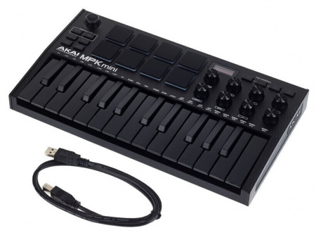 AKAI PRO MPK Mini MK3 Black по цене 13 475 ₽