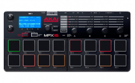 AKAI PRO MPX16 по цене 23 870 ₽