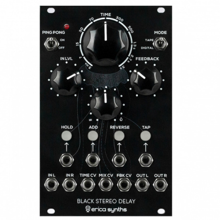 Erica Synths Black Stereo Delay по цене 32 800 ₽