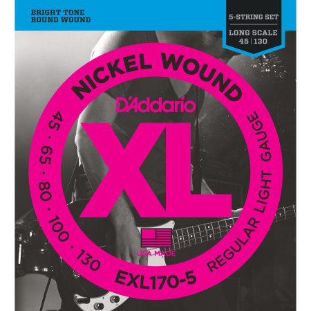 D'Addario EXL170-5 по цене 5 100 ₽
