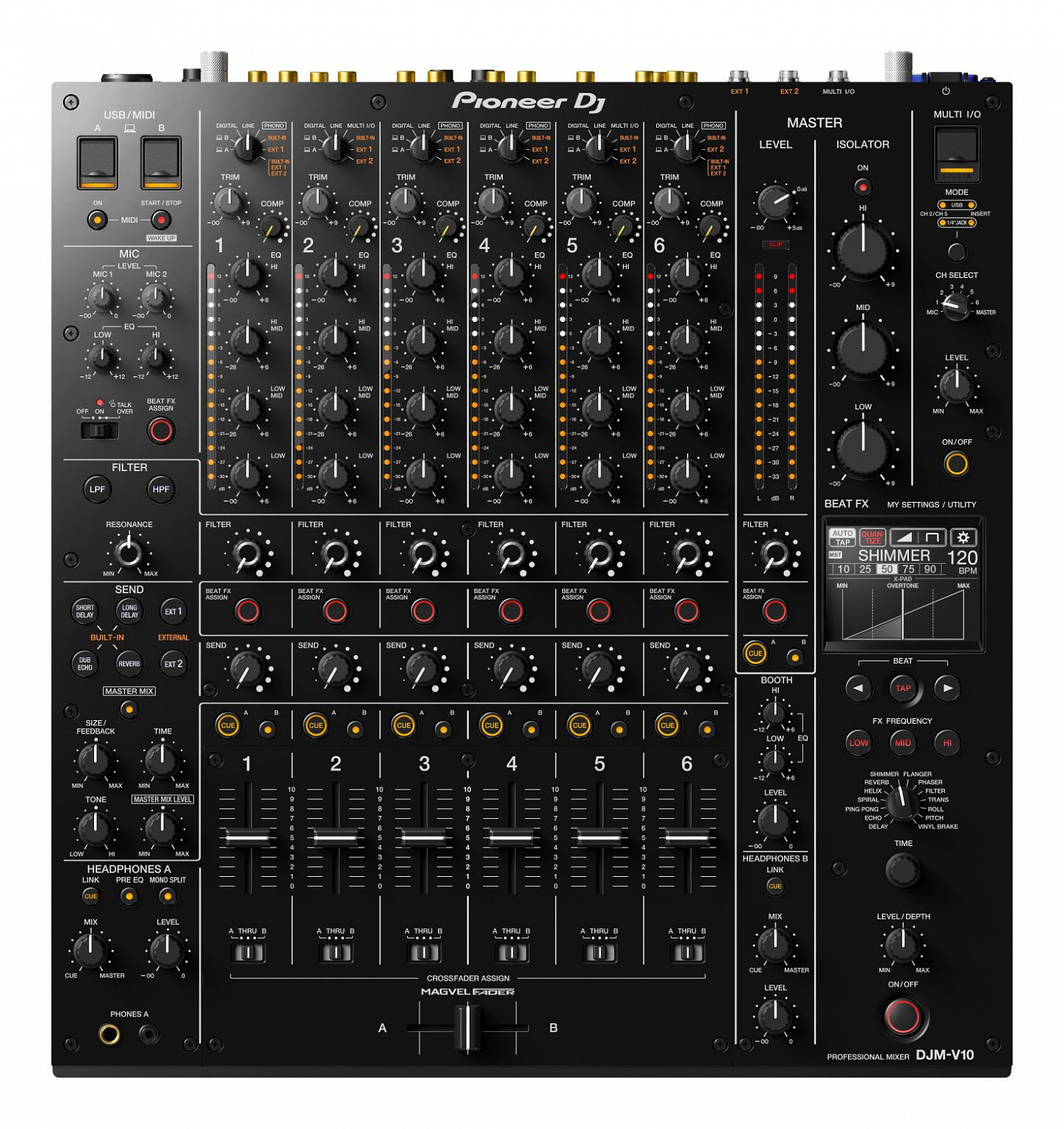 6-канальный микшер Pioneer DJ DJM-V10