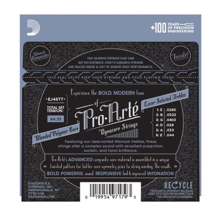 D'Addario EJ45TT по цене 3 250 ₽