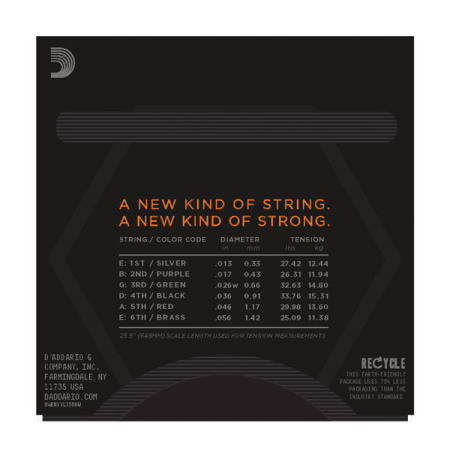 D'Addario NYXL1356W по цене 2 500 ₽