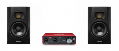 Комплект FOCUSRITE Scarlett 2i2 3rd Gen (1 шт) + ADAM T5V (2 шт) по цене 91 600 ₽