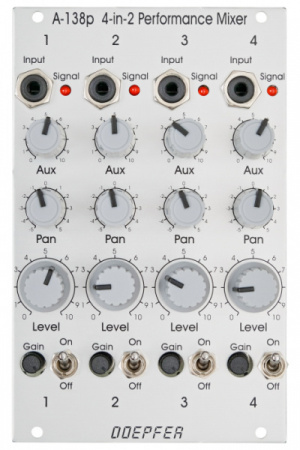 Doepfer A-138p Performance Mixer Input по цене 17 820 ₽