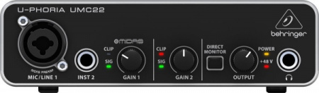 Behringer U-PHORIA UMC22 по цене 6 360 ₽