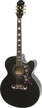 Epiphone J-200 EC Studio Black по цене 114 000 ₽