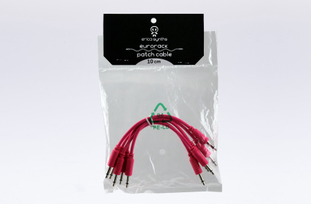 Erica Synths Eurorack Patch Cables 10cm, 5 Pcs Red по цене 800 ₽
