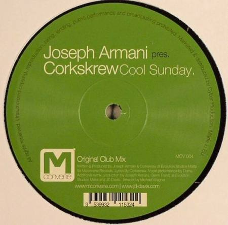 Joseph Armani Pres. Corkskrew - Cool Sunday