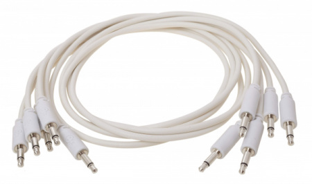 Erica Synths Eurorack Patch Cables 20cm, 5 Pcs White по цене 900 ₽