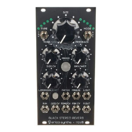 Erica Synths Black Stereo Reverb по цене 39 350 ₽